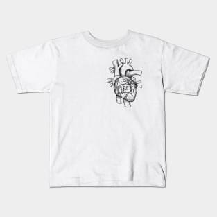 Closed Heart in the Corner Kids T-Shirt